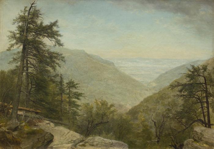 Asher Brown Durand Kaaterskill Clove oil painting image